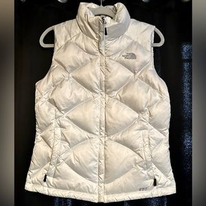 White North Face 550 Down Vest